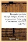 L. Berger, Berger-l - Listes agents de change, banque,