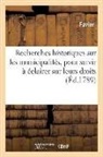 Favier - Recherches historiques sur les