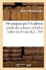 Moses Mendelssohn, Mendelssohn-M - Dissertation prix propose par l