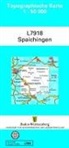 Landesam für Geoinformation und Landentwi, Lg, LGL - Topographische Karte Baden-Württemberg, Zivilmilitärische Ausgabe - Spaichingen