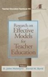 David M. Byrd, D . John McIntyre, D. John McIntyre, David M. Byrd, D. John McIntyre - Research on Effective Models for Teacher Education