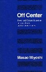 Masao Miyoshi - Off Center