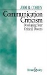 Jodi R. Cohen - Communication Criticism