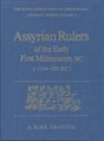A Kirk Grayson, A. Kirk Grayson, A.Kirk Grayson, Albert Kirk Grayson - Assyrian Rulers of the Early First Millennium BC I (1114-859 BC)