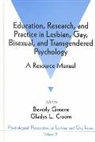 Gladys Croom, Beverly Greene, Society for the Psychological Study of L, Gladys L. Croom, Beverly A. Greene - Education, Research, and Practice in Lesbian, Gay, Bisexual, and Transgendered Psychology