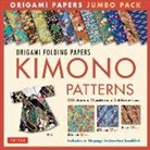 Tuttle Publishing - Origami Folding Papers Jumbo Pack: Kimono Patterns: 300 High-Quality Origami Papers in 3 Sizes (6 Inch; 6 3/4 Inch and 8 1/4 Inch) and a 16-Page Instr