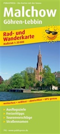 PublicPress Rad- und Wanderkarte Malchow, Göhren-Lebbin