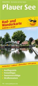 PublicPress Rad- und Wanderkarte Plauer See