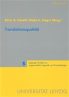 Heike Jüngst, Heike E. Jüngst, Peter A. Schmitt - Translationsqualität