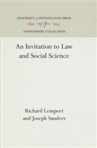 Richard Lempert, Richard O. Lempert, Joseph Sanders - An Invitation to Law and Social Science