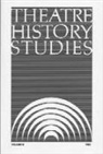 Ron Engle - Theatre History Studies 1983, Vol. 3: Volume 3