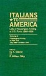 P. William Filby, William P Filby, William P. Filby, Ira A Glazier, Ira A. Glazier - Italians to America, July 1889 - Oct. 1890