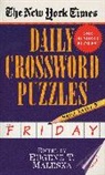 Eugene Maleska, Eugene T. Maleska, New York Times, New York Times&gt;, NYT, Eugene Maleska - The New York Times Daily Crossword Puzzles: Friday, Volume 1