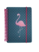 Notizbuch A6 PP Cover Flamingo