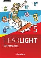 Ursula Fleischhauer, Ursula Fleischhauer, Wolfgan Biederstädt, Wolfgang Biederstädt, Donoghue, Donoghue - English G Headlight, Allgemeine Ausgabe - 5: English G Headlight - Allgemeine Ausgabe - Band 5: 9. Schuljahr, Wordmaster mit Lösungen - Vokabellernbuch