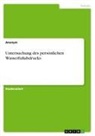 Anonym, Anonymous - Untersuchung des persönlichen Wasserfußabdrucks