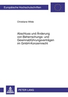 Christiane Wilde - Abschluss und Änderung von Beherrschungs- und Gewinnabführungsverträgen im GmbH-Konzernrecht