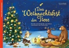 Katharina Mauder, Stephanie Stickel, Stephanie Stickel - Das Weihnachtsfest der Tiere. Ein Folien-Adventskalender zum Vorlesen und Gestalten eines Fensterbildes