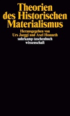 Axe Honneth, Axel Honneth, Jaeggi, Jaeggi, Urs Jaeggi - Theorien des Historischen Materialismus
