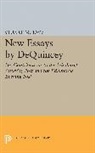 Stuart Tave, Stuart M. Tave, Tave Stuart M. - New Essays By De Quincey