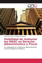 Gelacio Juan Ramón Gutiérrez Ocegueda - Viabilidad de instaurar los MASC en Derecho Administrativo y Fiscal