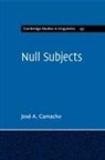 Jose A Camacho, Jose A. Camacho, José A. Camacho - Null Subjects