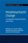 Corrien Blom, Geert Booij, Marion Elenbaas, Ans Van Kemenade, Bettelou Los, Bettelou Blom Los - Morphosyntactic Change