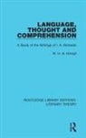 W H N Hotopf, W. H. N. Hotopf - Language, Thought and Comprehension