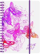 Schülerkalender A6 PP Schmetterling 2016/2017
