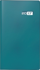 Taschenplaner intl. Wire-O petrol 2017