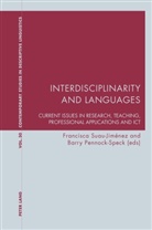 Barry Pennock Speck, Barry Pennock-Speck, Francisca Antonia Suau Jiménez, Francisca Suau-Jiménez - Interdisciplinarity and Languages