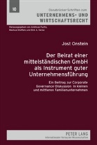 Jost Onstein - Der Beirat einer mittelständischen GmbH als Instrument guter Unternehmensführung