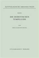 Ursula Kaplony-Heckel - Die demotischen Tempeleide