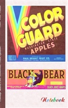 Theo von Taane - Vintage Label Art Notebook: Color Guard! (Notizbuch)