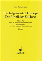 Hans Werner Henze - Das Urteil der Kalliope