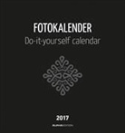 Alpha Edition - Foto-Bastelkalender 2017 datiert, schwarz