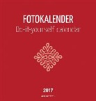 Alpha Edition - Foto-Bastelkalender 2017 datiert, rot
