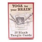 Sandy Bartholomew, Sandy Steen Bartholomew, Sandy, Design Originals - Yoga for Your Brain - 20 Blank Tangle Cards