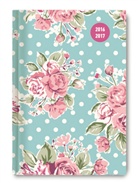 ALPHA EDITION - Collegetimer A6 day by day Roses 2016/2017