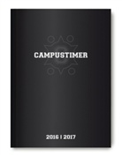 ALPHA EDITION - Campustimer A6 Black 2016/2017
