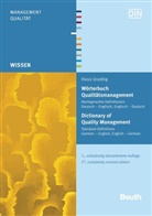 Klaus Graebig, DI e V, DIN e V - Wörterbuch Qualitätsmanagement / Dictionary of Quality Management