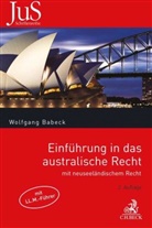 Wolfgang Babeck, Wolfgang (Dr. Dr. h.c.) Babeck - Einführung in das australische Recht