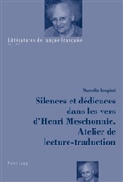 Marcella Leopizzi - Silences et dédicaces dans les vers d'Henri Meschonnic. Atelier de lecture-traduction