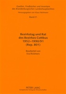 Brandenburgisches Landeshauptarchiv, Klaus Neitmann - Bezirkstag und Rat des Bezirkes Cottbus 1952-1990/91 (Rep. 801)