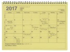 MARK'S 2017 Tischkalender M // Yellow