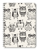 ALPHA EDITION - Ladytimer Ringbuch Owls 2017 - A5