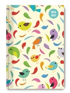 ALPHA EDITION - Collegetimer A6 day by day Birds 2016/2017
