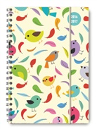ALPHA EDITION - Collegetimer A5 Birds 2016/2017 - Ringbuch