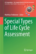 Matthia Finkbeiner, Matthias Finkbeiner - Special Types of Life Cycle Assessment