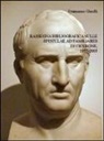 Francesco Ginelli - Rassegna bibliografica sulle epistulae Ad familiares di Cicerone, 1977-2005